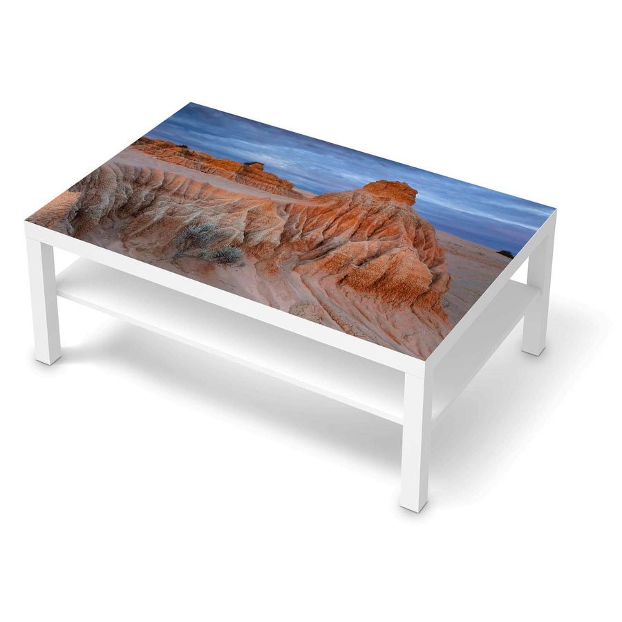 Klebefolie Outback Australia - IKEA Lack Tisch 118x78 cm - weiss