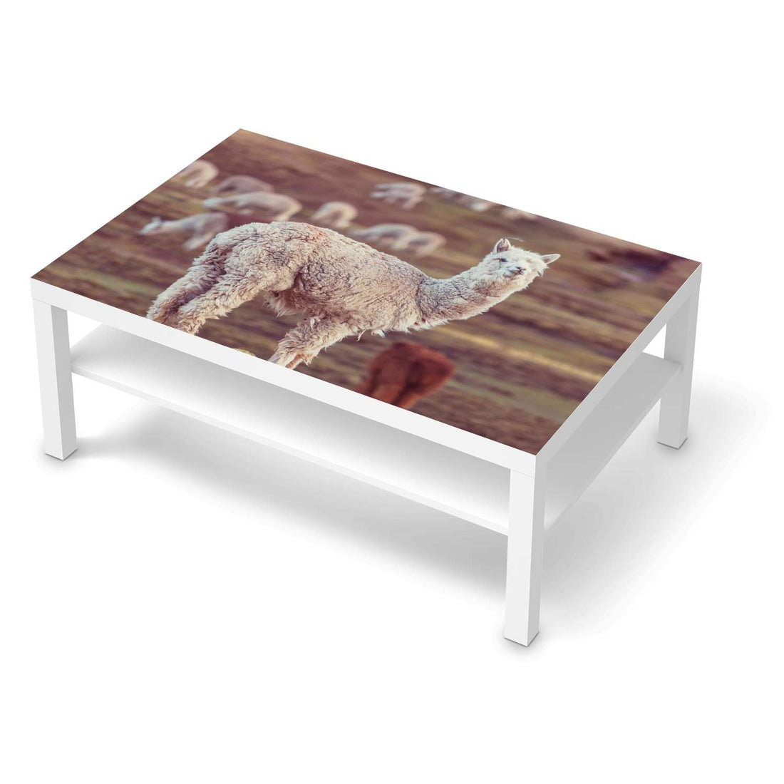 Klebefolie Pako - IKEA Lack Tisch 118x78 cm - weiss