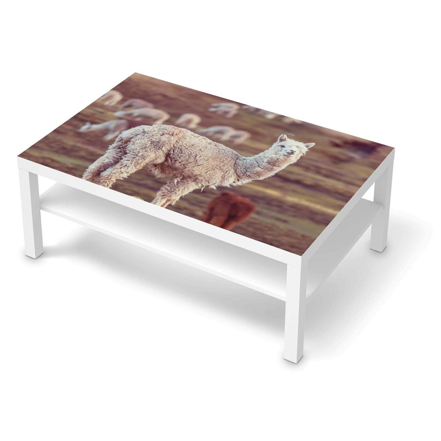 Klebefolie Pako - IKEA Lack Tisch 118x78 cm - weiss