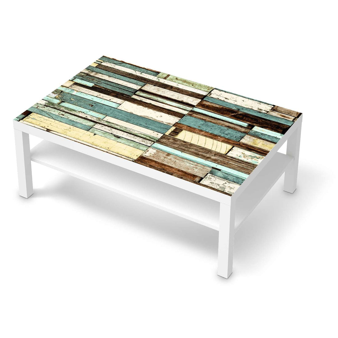 Klebefolie Schiffsbruch - IKEA Lack Tisch 118x78 cm - weiss