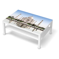 Klebefolie Taj Mahal - IKEA Lack Tisch 118x78 cm - weiss