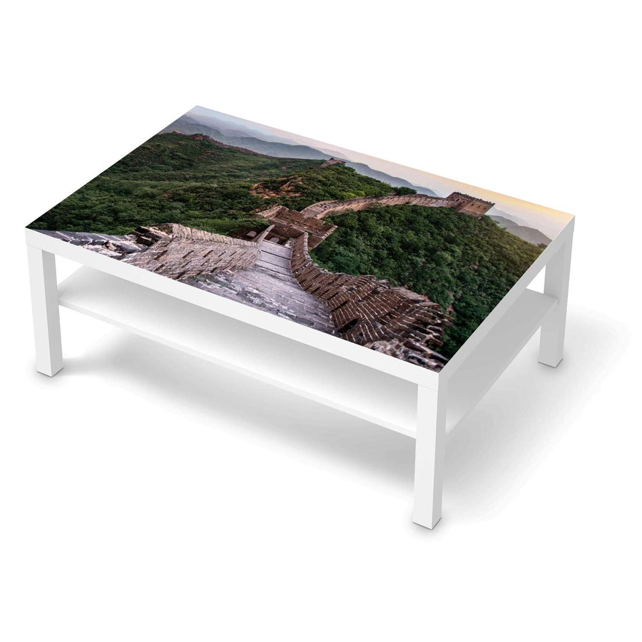 Klebefolie The Great Wall - IKEA Lack Tisch 118x78 cm - weiss