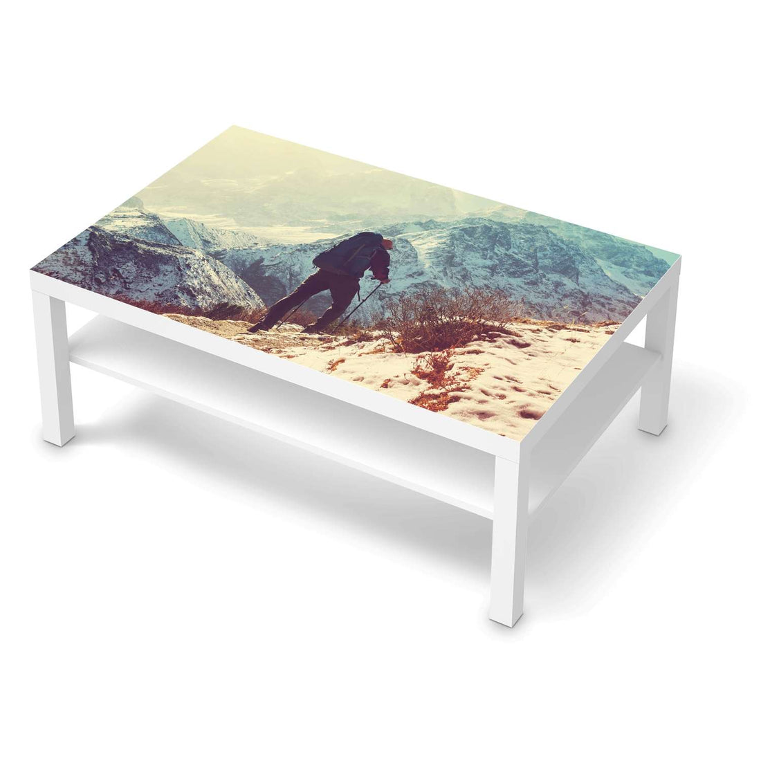 Klebefolie The sky is the limit - IKEA Lack Tisch 118x78 cm - weiss