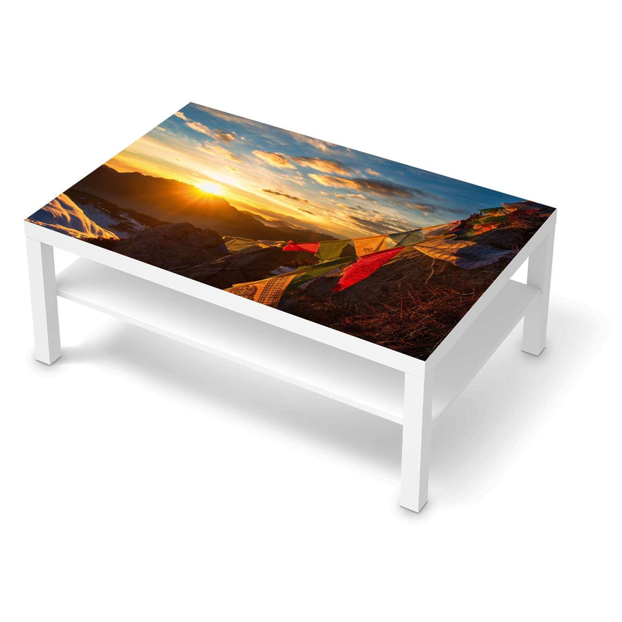 Klebefolie Tibet - IKEA Lack Tisch 118x78 cm - weiss