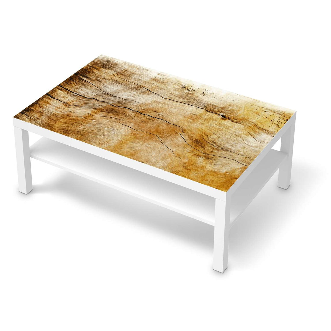 Klebefolie Unterholz - IKEA Lack Tisch 118x78 cm - weiss