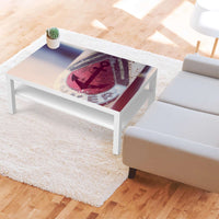 Klebefolie Anker 2 - IKEA Lack Tisch 118x78 cm - Wohnzimmer