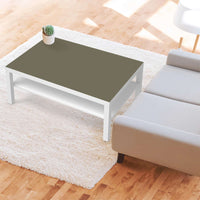 Klebefolie Braungrau Light - IKEA Lack Tisch 118x78 cm - Wohnzimmer