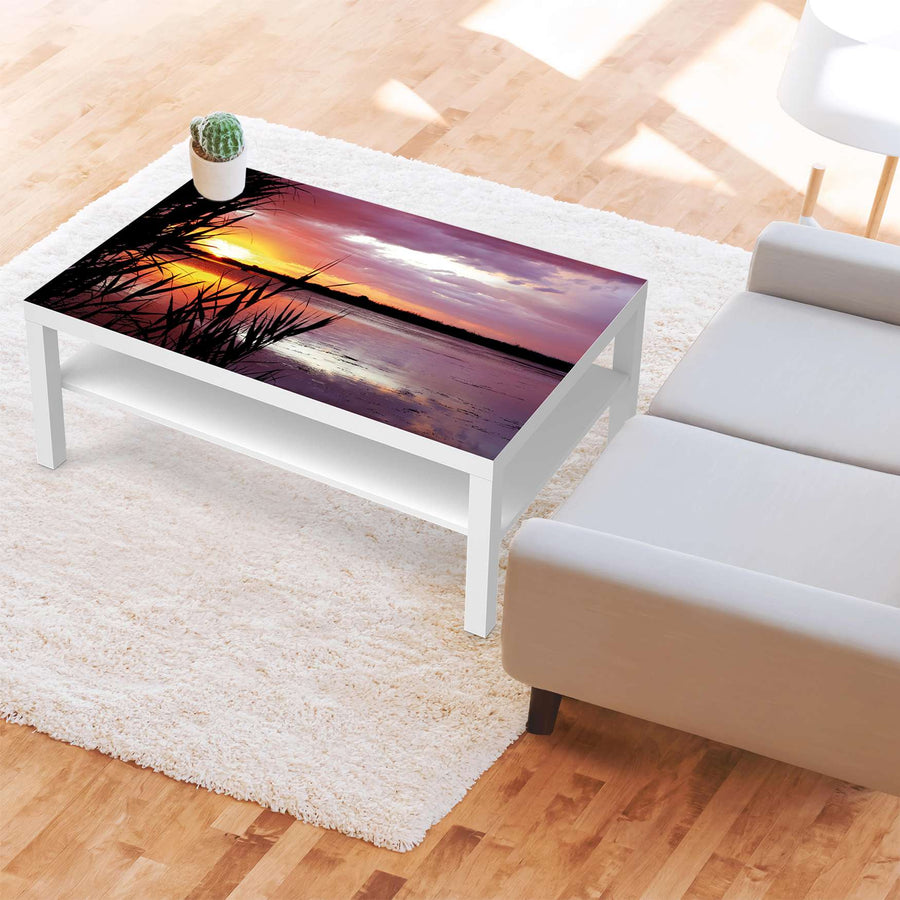 Klebefolie Dream away - IKEA Lack Tisch 118x78 cm - Wohnzimmer