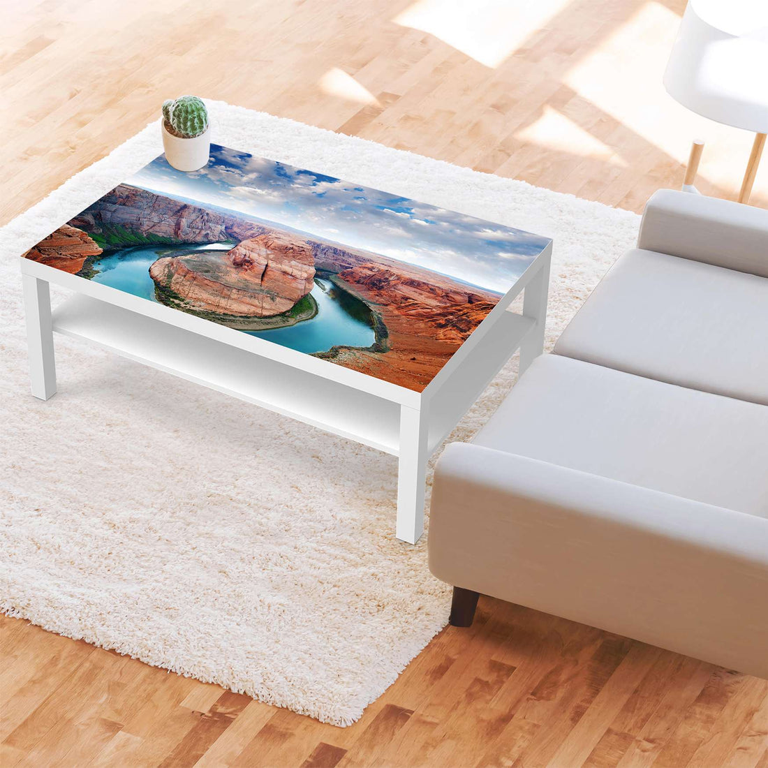 Klebefolie Grand Canyon - IKEA Lack Tisch 118x78 cm - Wohnzimmer