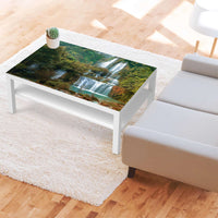 Klebefolie Rainforest - IKEA Lack Tisch 118x78 cm - Wohnzimmer