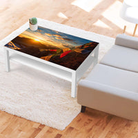 Klebefolie Tibet - IKEA Lack Tisch 118x78 cm - Wohnzimmer