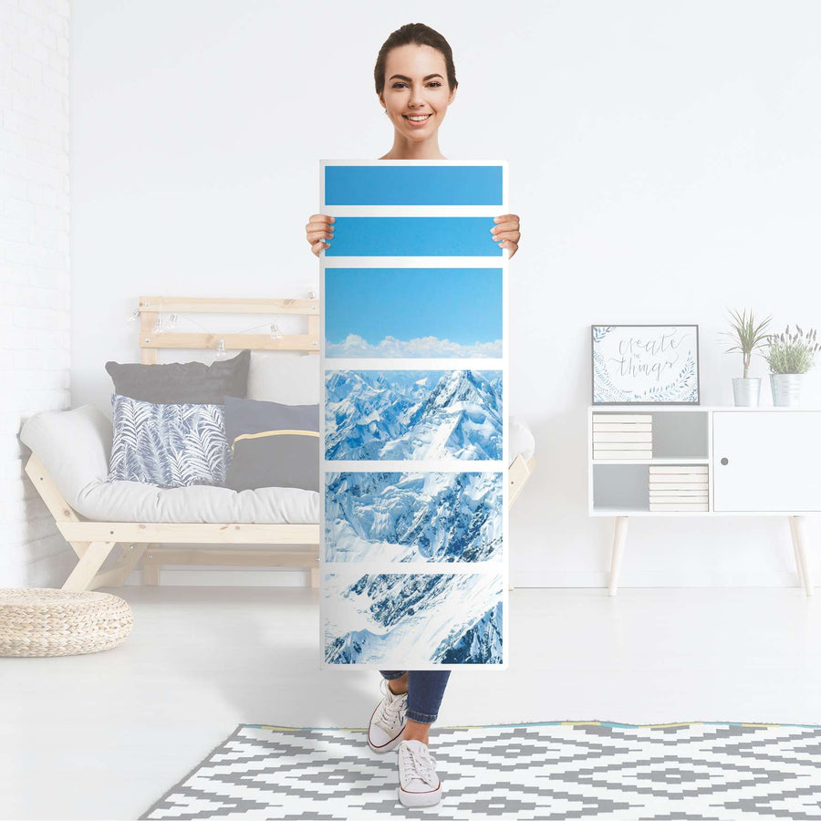 Klebefolie Himalaya - IKEA Malm Kommode 6 Schubladen (schmal) - Folie