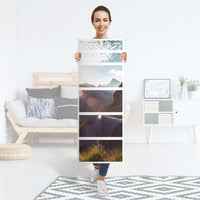 Klebefolie Into the Wild - IKEA Malm Kommode 6 Schubladen (schmal) - Folie