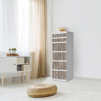 Klebefolie Dark washed - IKEA Malm Kommode 6 Schubladen (schmal) - Schlafzimmer