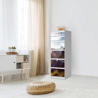 Klebefolie Into the Wild - IKEA Malm Kommode 6 Schubladen (schmal) - Schlafzimmer