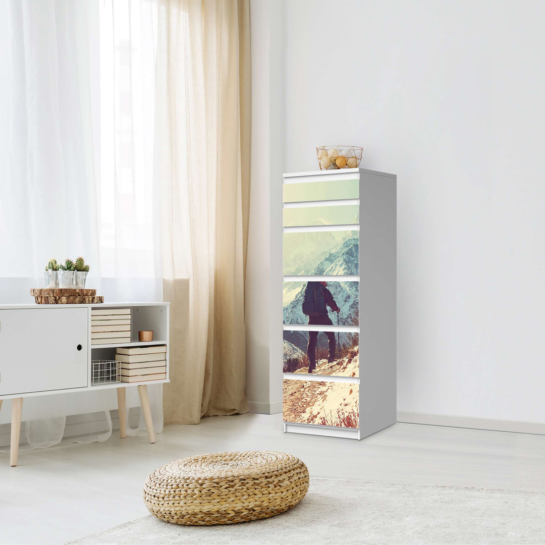 Klebefolie The sky is the limit - IKEA Malm Kommode 6 Schubladen (schmal) - Schlafzimmer