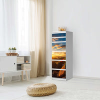 Klebefolie Tibet - IKEA Malm Kommode 6 Schubladen (schmal) - Schlafzimmer