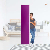 Klebefolie Flieder Dark - IKEA Pax Schrank 236 cm Höhe - 1 Tür - Folie