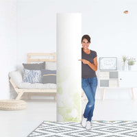 Klebefolie Flower Light - IKEA Pax Schrank 236 cm Höhe - 1 Tür - Folie