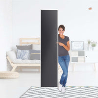 Klebefolie Grau Dark - IKEA Pax Schrank 236 cm Höhe - 1 Tür - Folie