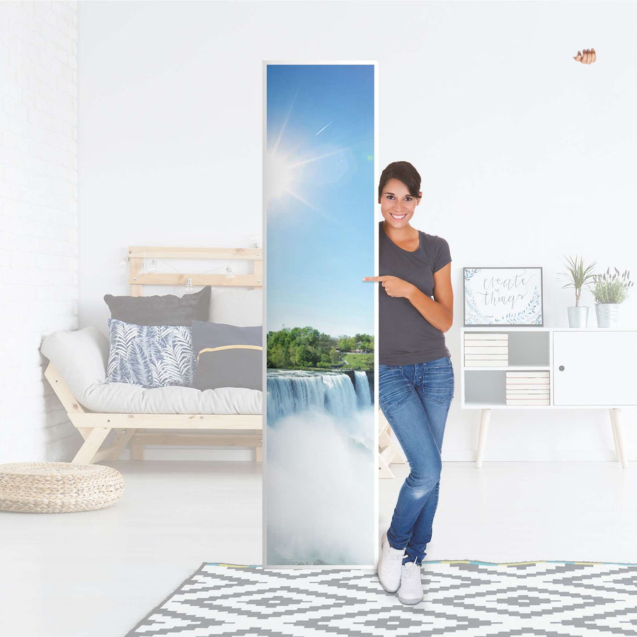 Klebefolie Niagara Falls - IKEA Pax Schrank 236 cm Höhe - 1 Tür - Folie
