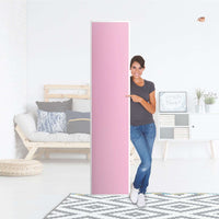 Klebefolie Pink Light - IKEA Pax Schrank 236 cm Höhe - 1 Tür - Folie