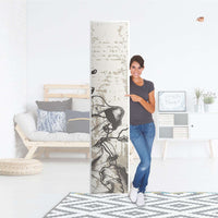 Klebefolie Styleful Vintage 1 - IKEA Pax Schrank 236 cm Höhe - 1 Tür - Folie