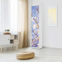Klebefolie Apple Blossoms - IKEA Pax Schrank 236 cm Höhe - 1 Tür - Schlafzimmer