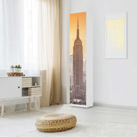Klebefolie Empire State Building - IKEA Pax Schrank 236 cm Höhe - 1 Tür - Schlafzimmer