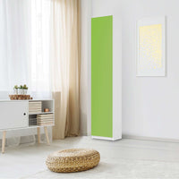 Klebefolie Hellgrün Dark - IKEA Pax Schrank 236 cm Höhe - 1 Tür - Schlafzimmer