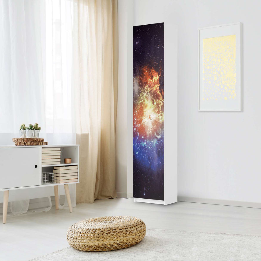 Klebefolie Nebula - IKEA Pax Schrank 236 cm Höhe - 1 Tür - Schlafzimmer