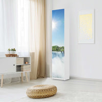 Klebefolie Niagara Falls - IKEA Pax Schrank 236 cm Höhe - 1 Tür - Schlafzimmer