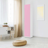 Klebefolie Pink Light - IKEA Pax Schrank 236 cm Höhe - 1 Tür - Schlafzimmer