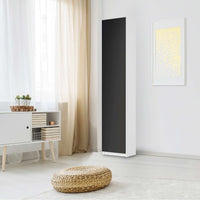 Klebefolie Schwarz - IKEA Pax Schrank 236 cm Höhe - 1 Tür - Schlafzimmer