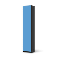 Klebefolie Blau Light - IKEA Pax Schrank 236 cm Höhe - 1 Tür - schwarz