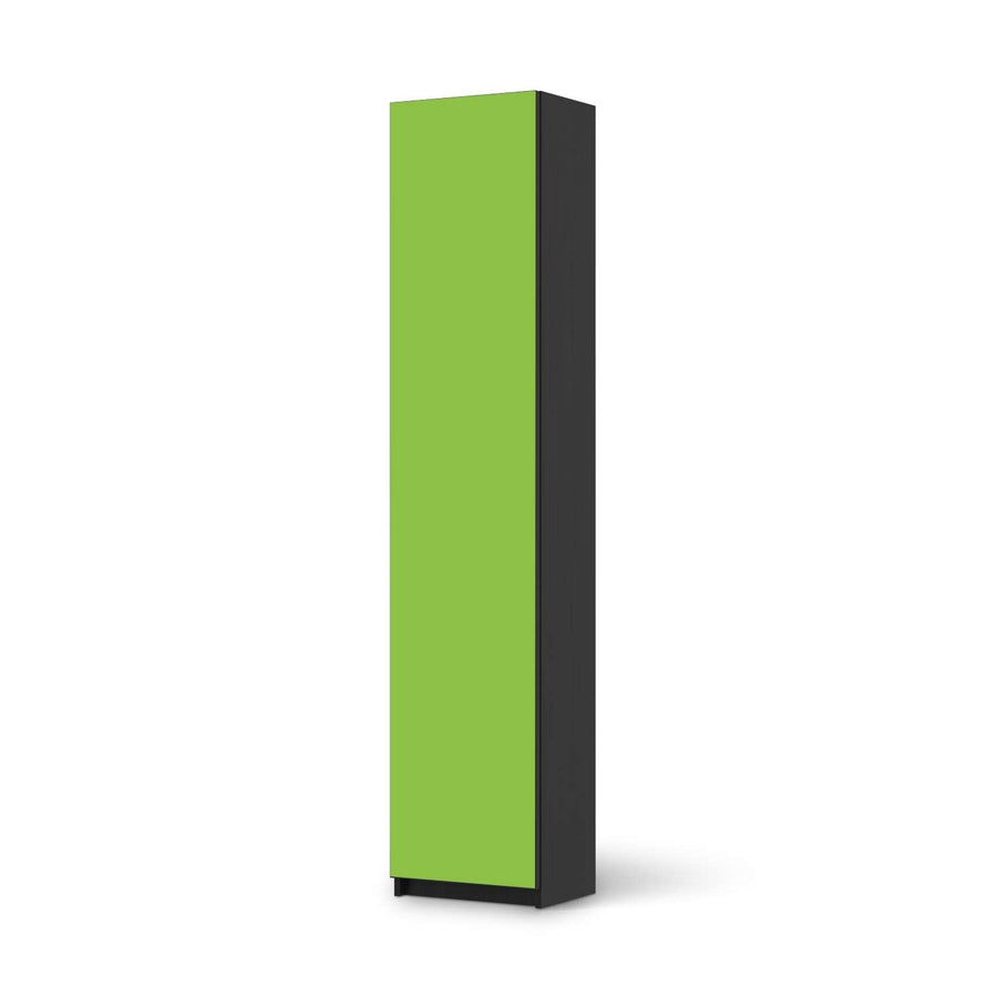 Klebefolie Hellgrün Dark - IKEA Pax Schrank 236 cm Höhe - 1 Tür - schwarz