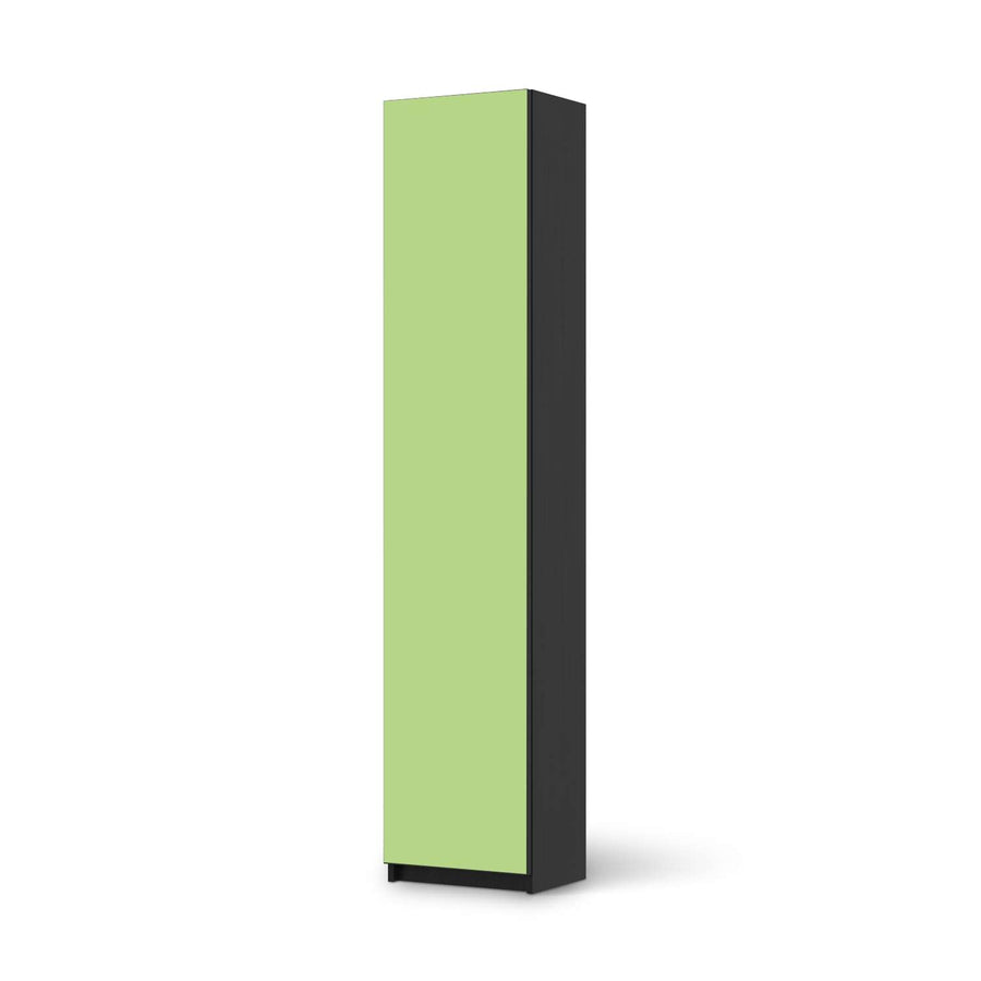 Klebefolie Hellgrün Light - IKEA Pax Schrank 236 cm Höhe - 1 Tür - schwarz