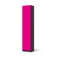Klebefolie Pink Dark - IKEA Pax Schrank 236 cm Höhe - 1 Tür - schwarz