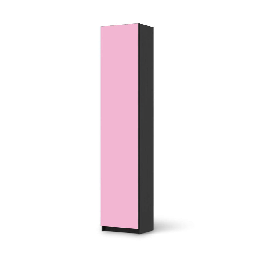 Klebefolie Pink Light - IKEA Pax Schrank 236 cm Höhe - 1 Tür - schwarz