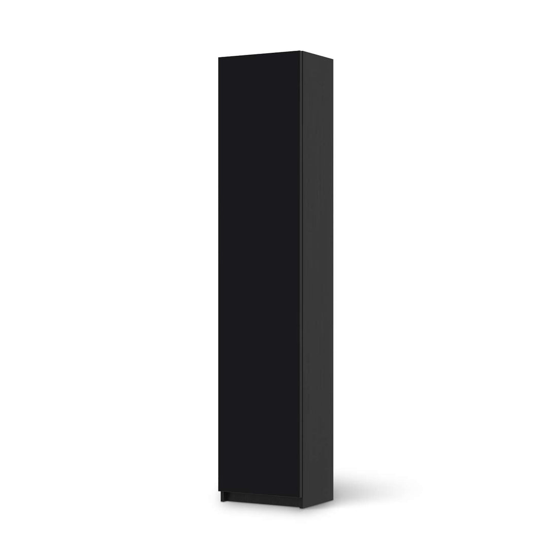 Klebefolie Schwarz - IKEA Pax Schrank 236 cm Höhe - 1 Tür - schwarz