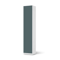 Klebefolie Blaugrau Light - IKEA Pax Schrank 236 cm Höhe - 1 Tür - weiss