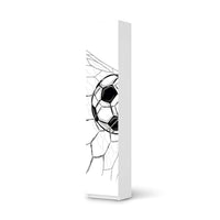 Klebefolie Eingenetzt - IKEA Pax Schrank 236 cm Höhe - 1 Tür - weiss