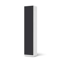Klebefolie Grau Dark - IKEA Pax Schrank 236 cm Höhe - 1 Tür - weiss