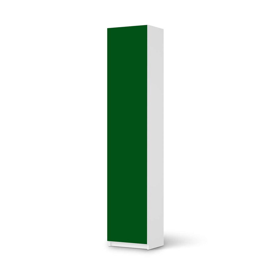 Klebefolie Grün Dark - IKEA Pax Schrank 236 cm Höhe - 1 Tür - weiss