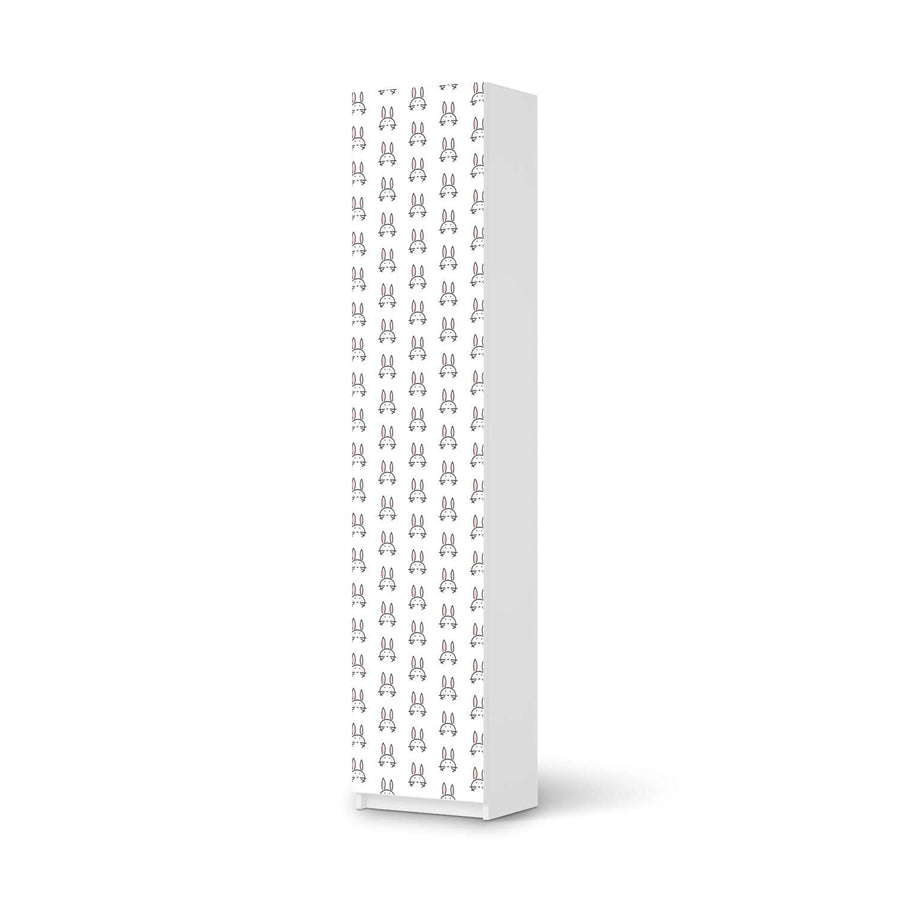 Klebefolie Hoppel - IKEA Pax Schrank 236 cm Höhe - 1 Tür - weiss