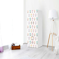 Klebefolie Flying Animals - IKEA Stuva / Fritids kombiniert - 3 Schubladen und 2 große Türen - Kinderzimmer
