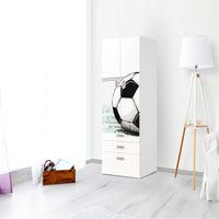 Klebefolie Freistoss - IKEA Stuva / Fritids kombiniert - 3 Schubladen und 2 große Türen - Kinderzimmer