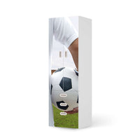 Klebefolie Footballmania - IKEA Stuva / Fritids kombiniert - 3 Schubladen und 2 große Türen  - weiss