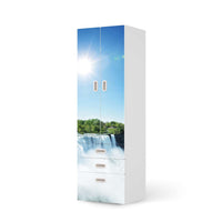 Klebefolie Niagara Falls - IKEA Stuva / Fritids kombiniert - 3 Schubladen und 2 große Türen  - weiss
