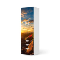 Klebefolie Tibet - IKEA Stuva / Fritids kombiniert - 3 Schubladen und 2 große Türen  - weiss
